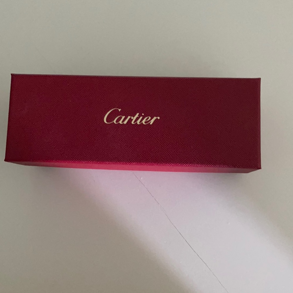 Cartier glasses case only.